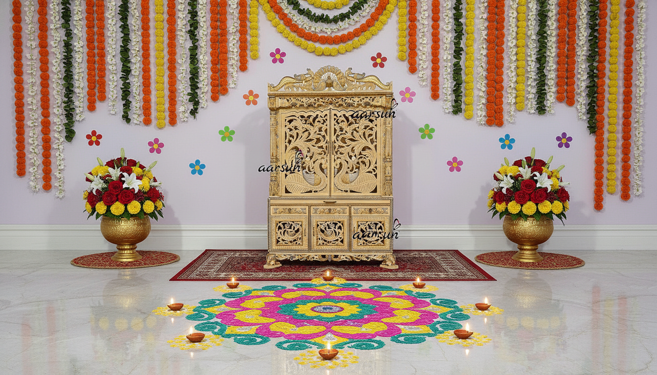 Affordable Handmade Wooden Temple